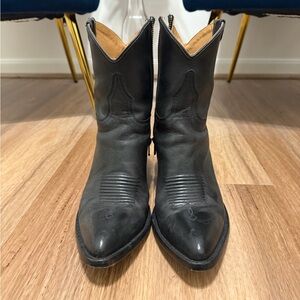 Lucchese Black Ankle Boots